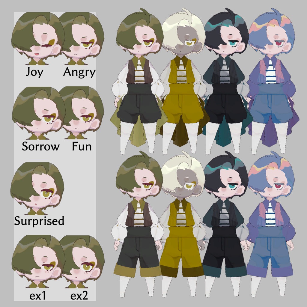 【オリジナル3Dモデル】彫金師_レトロ