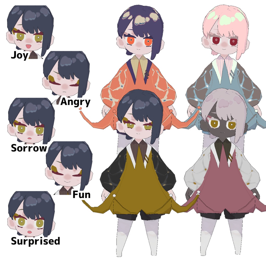 【オリジナル3Dモデル】ヨタカレトロ