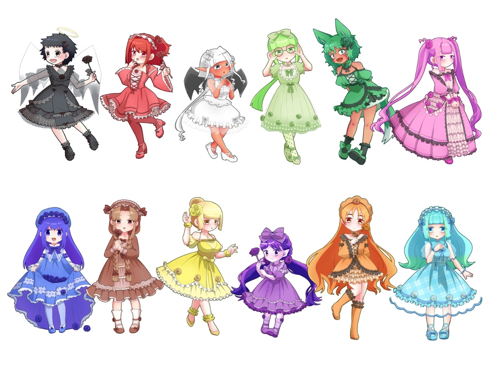 suzuki看板娘のアクリルフィギュア 全12色