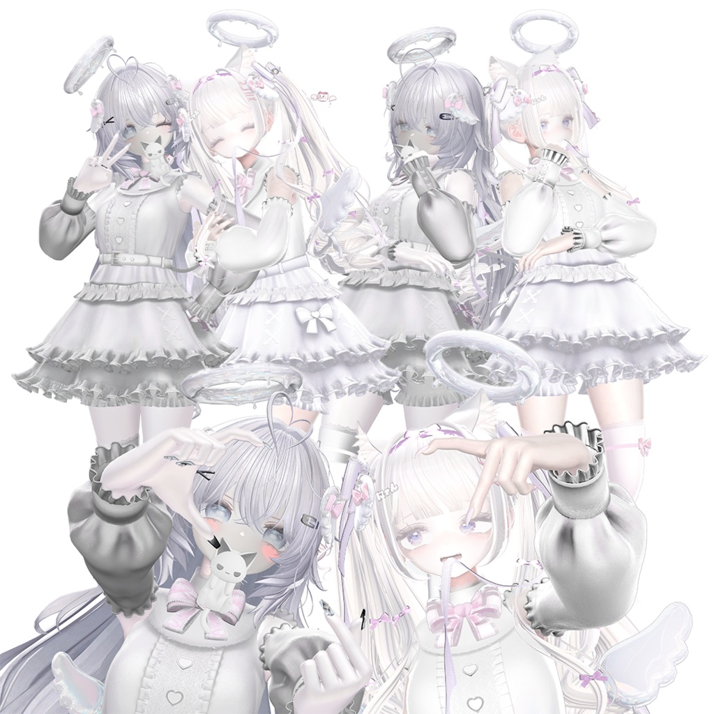 【無料版あり】Pair Pose Set 【28組 56種 】