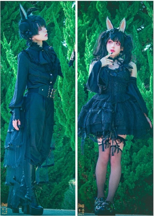 創作双子 布ポスター