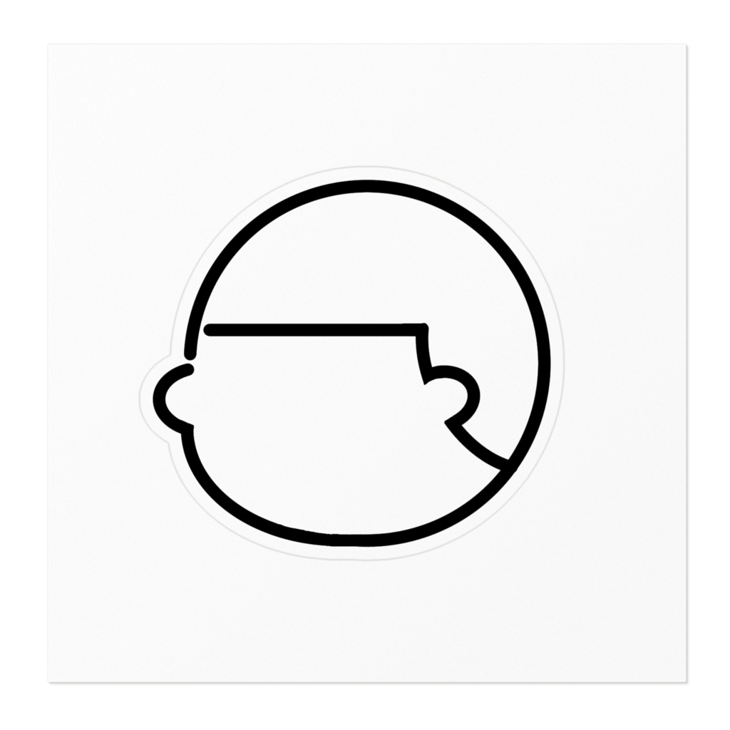 アイコンステッカー/ショートヘア