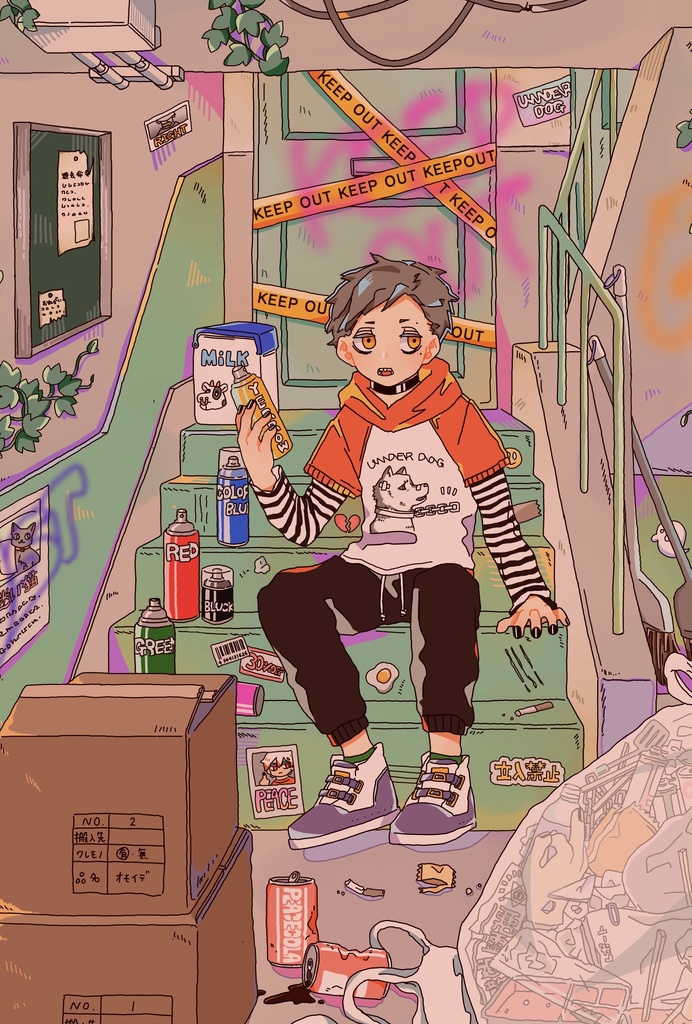 ポストカード/アパート