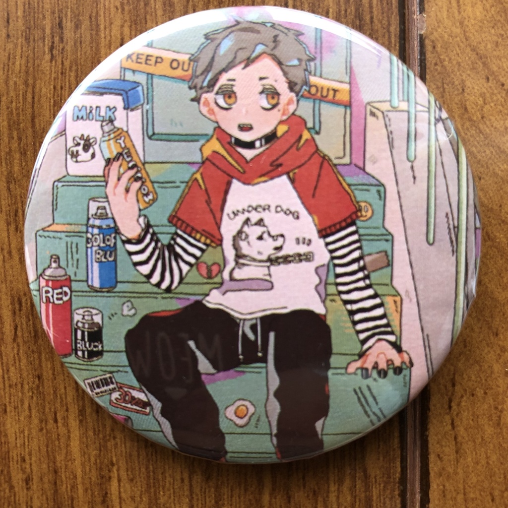 缶バッジ/アパート