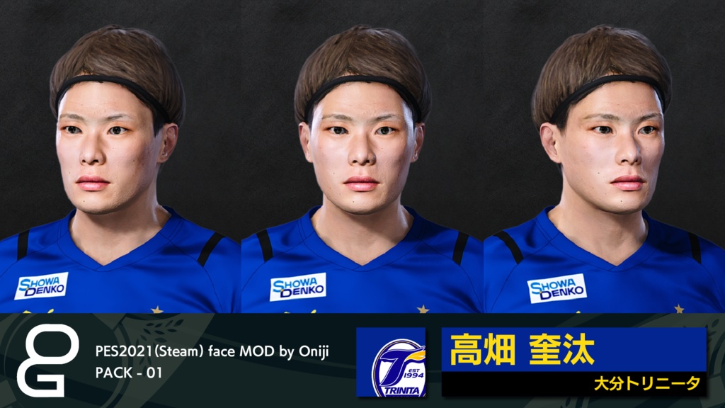 【PC Only】PES2021 FACEMOD by ONIJI vol.01(EN)