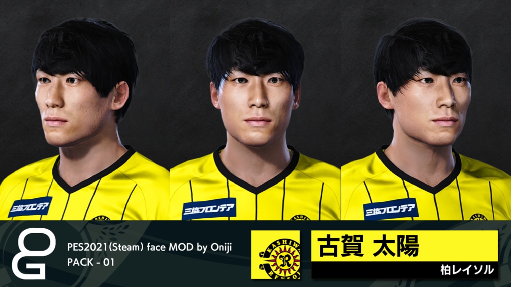【PC Only】PES2021 FACEMOD by ONIJI vol.01(EN)