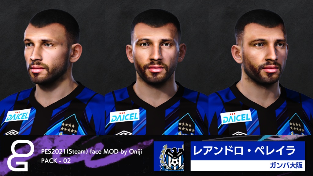 【PC Only】PES2021 FACEMOD by ONIJI vol.02(EN)