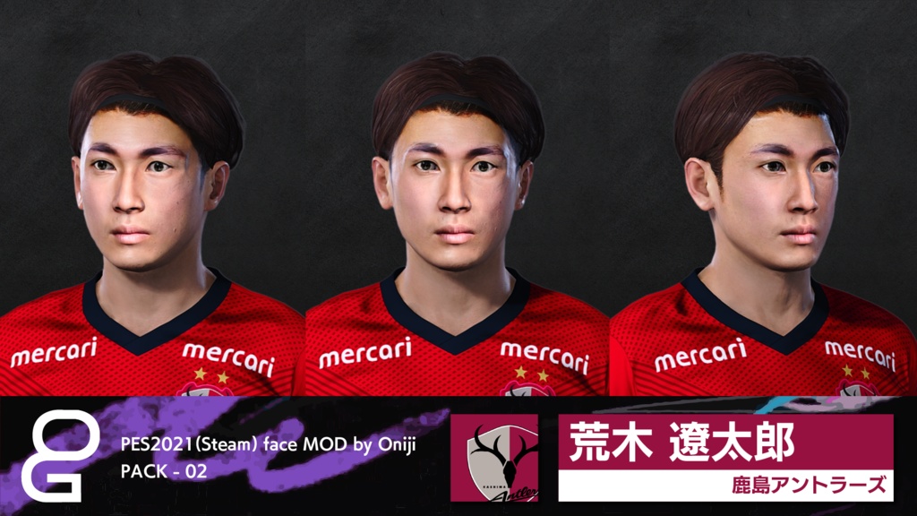 【PC Only】PES2021 FACEMOD by ONIJI vol.02(EN)