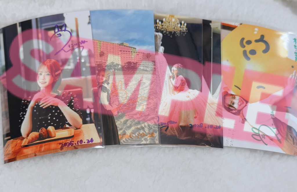 【サイン付き】生写真4枚セット※10名限定