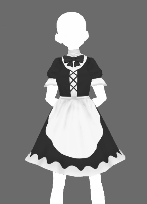 VRoid Outfit: Maid Uniform