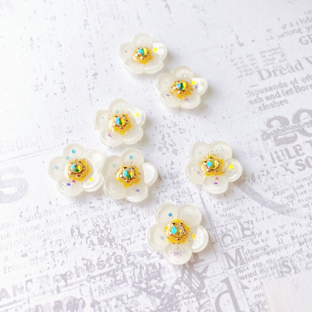 いちごポシェット&いちごのお花の髪飾り