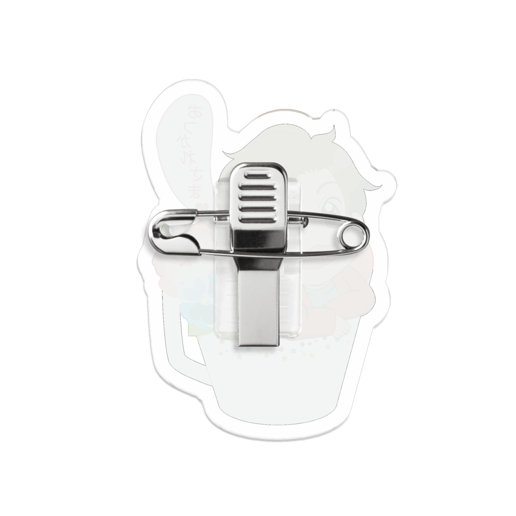 【アクリルバッジ】ねぎらい男子-おつかれさま(ロゴなし)