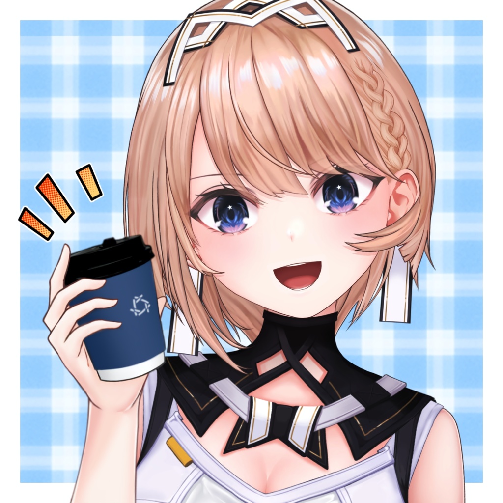 【Vtuber素材】コーヒーを持つ手