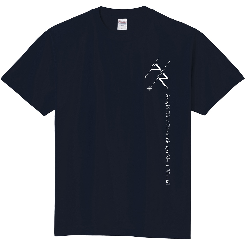 浅葱里リオミニロゴマークTシャツ(ネイビー)【送料込】