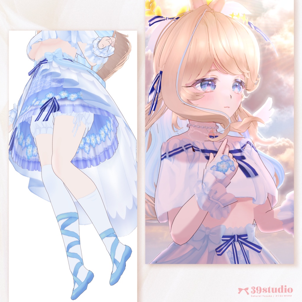 【VRoid / VRM model】Nemophila / ネモフィラ