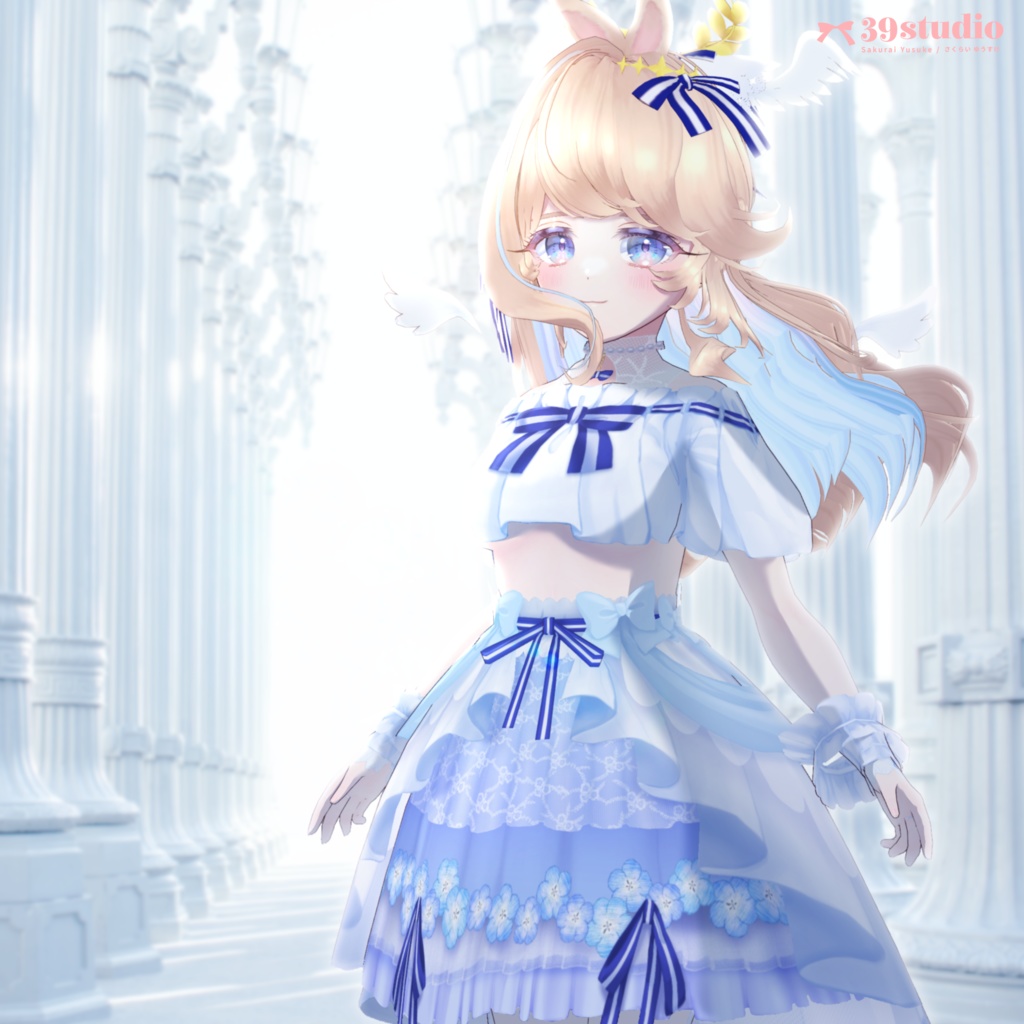 Nemophila dress set / ネモフィラドレスセット 【VRoid Outfit】