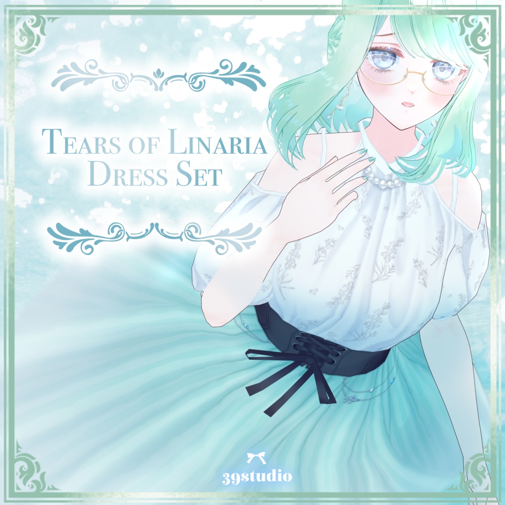 Tears-of-Linaria DressSet / リナリアの涙ドレスセット【VRoid Outfit】