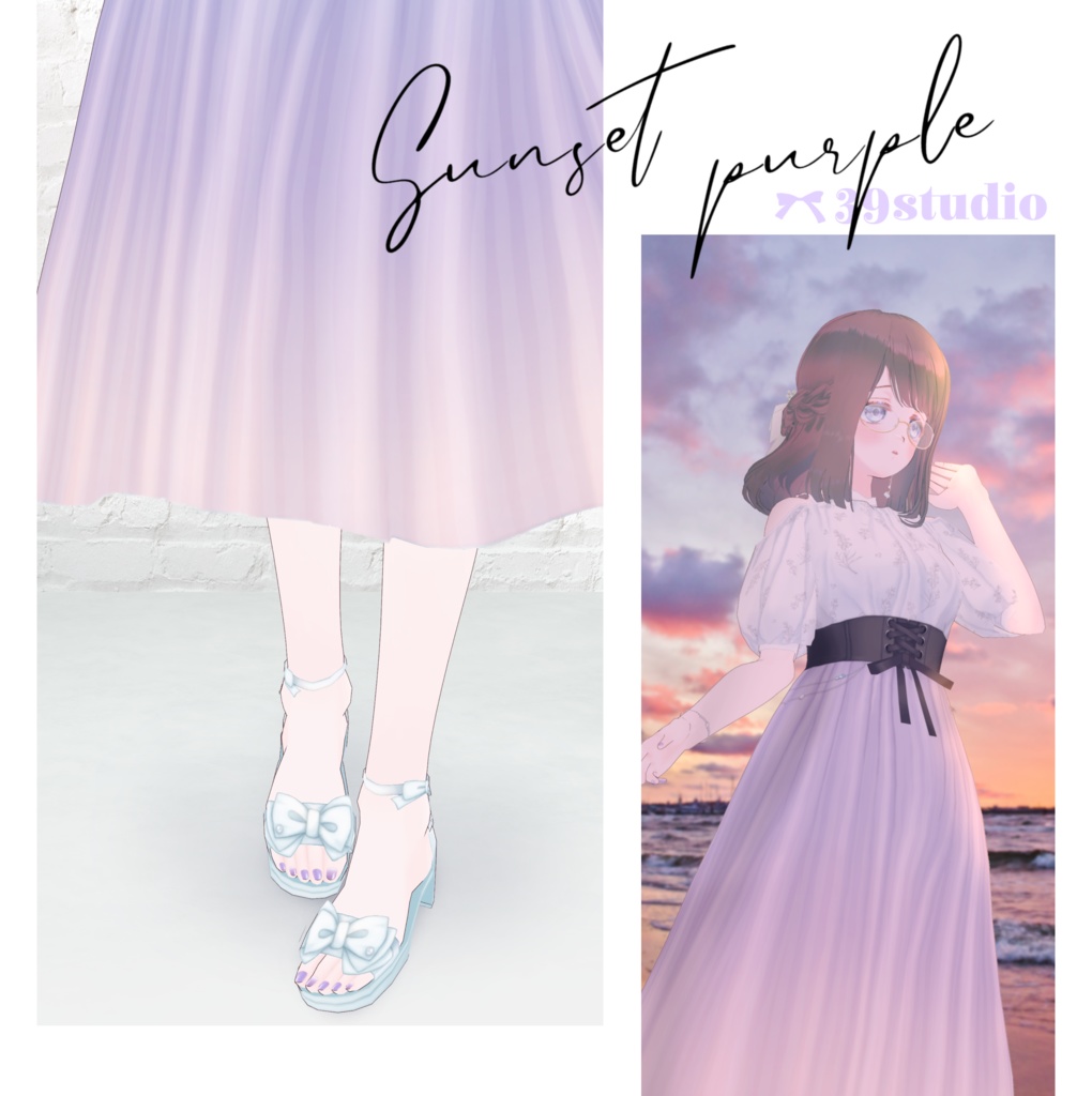 Tears-of-Linaria DressSet / リナリアの涙ドレスセット【VRoid Outfit】