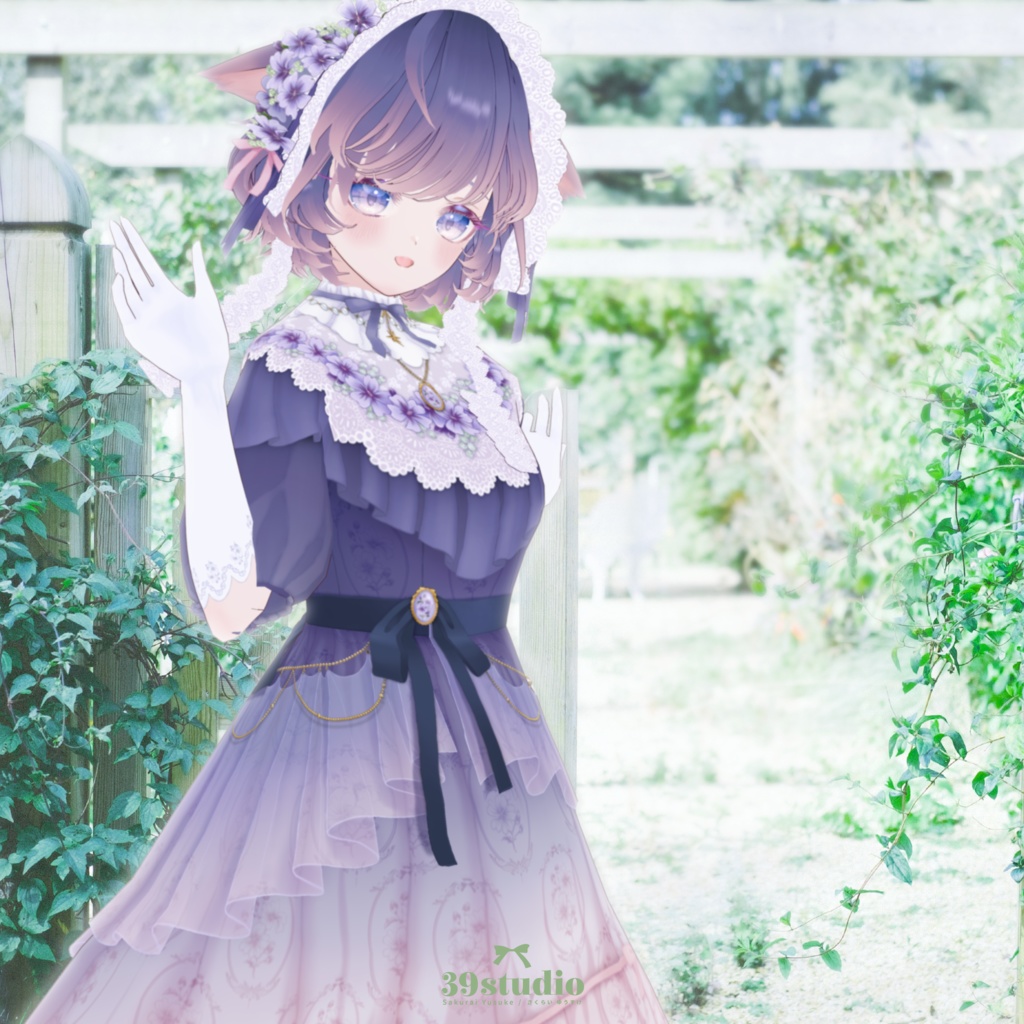 【VRoid / VRM model】BlueMallow / ブルーマロウ