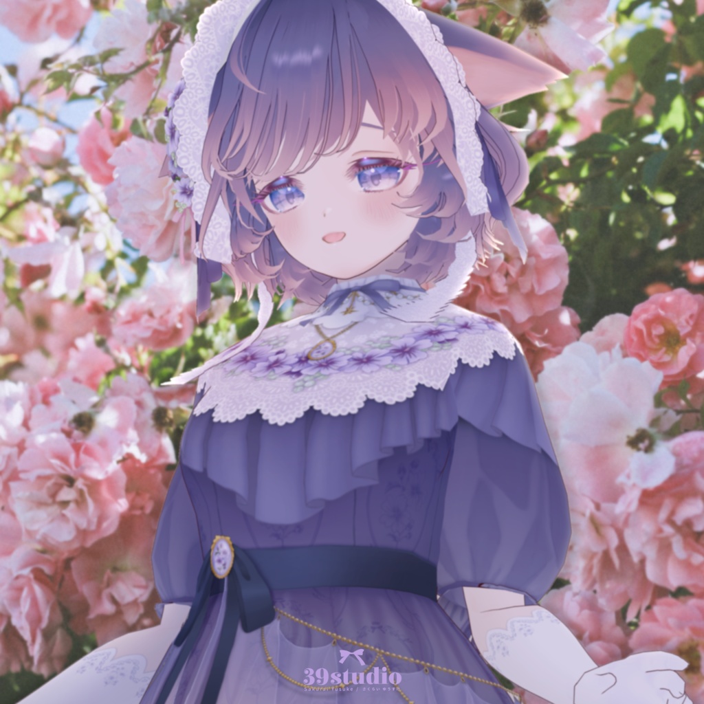 【VRoid / VRM model】BlueMallow / ブルーマロウ