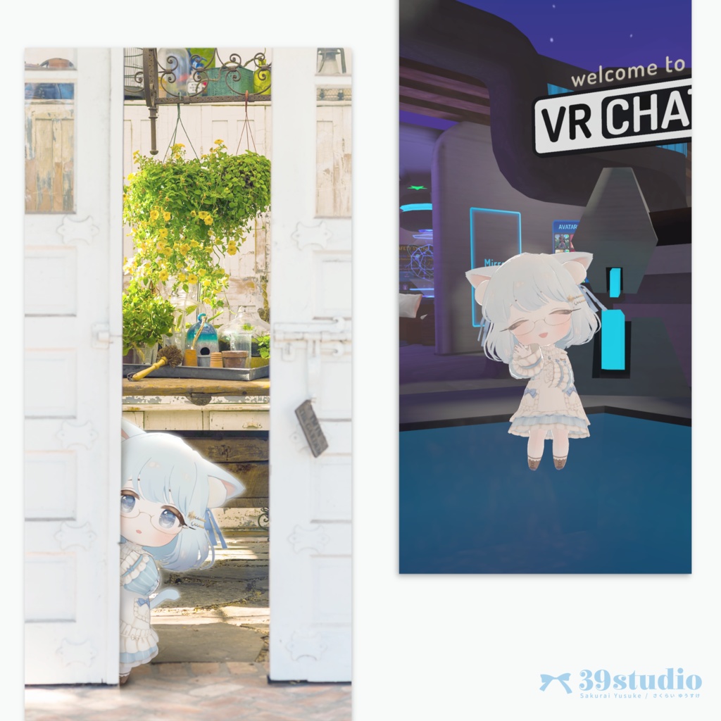 【VRoid / VRM model】Snowdrop / スノードロップ