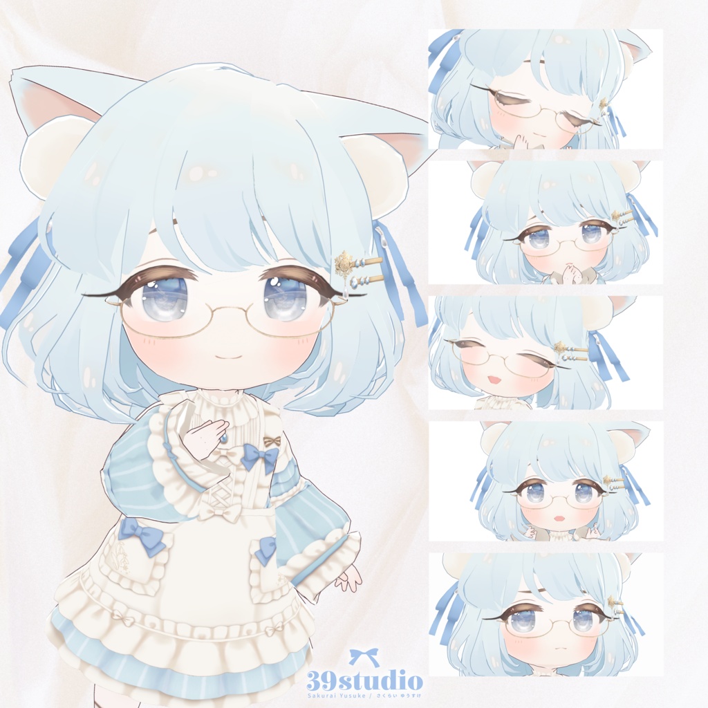 【VRoid / VRM model】Snowdrop / スノードロップ