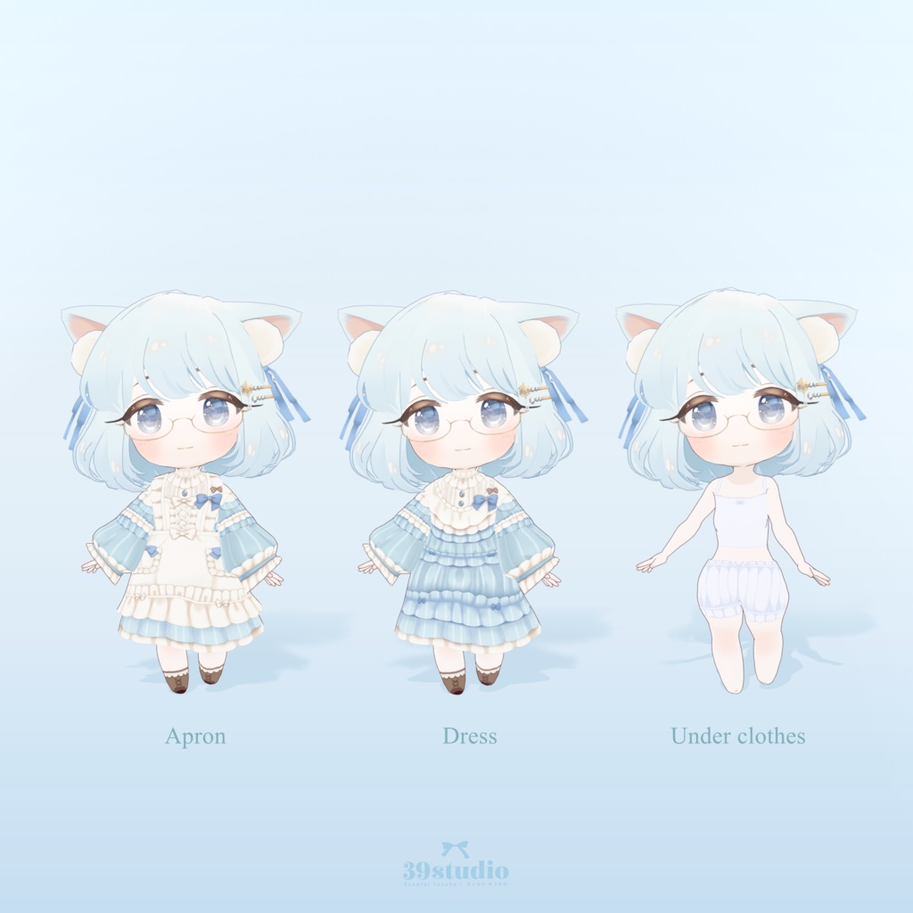【VRoid / VRM model】Snowdrop / スノードロップ