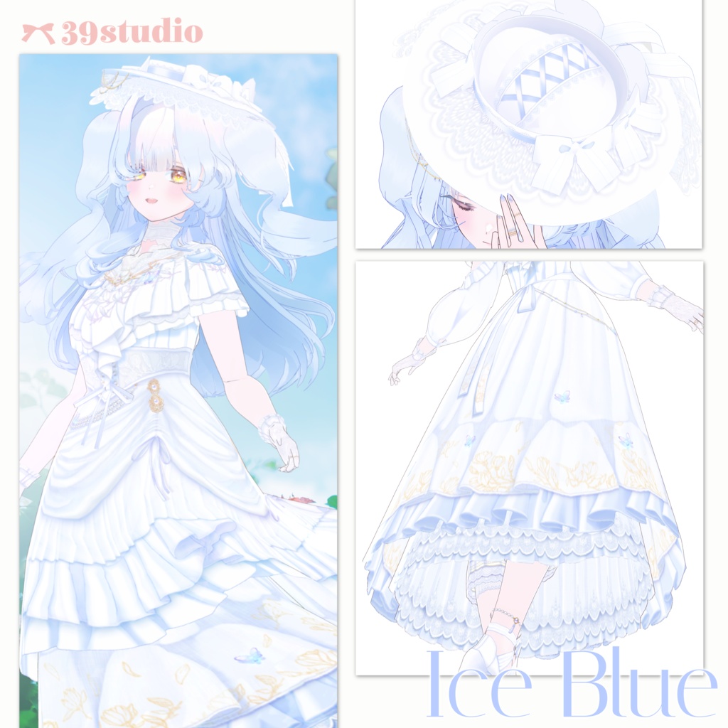 Magnolia Dress Set / マグノリアドレスセット【VRoid Outfit】