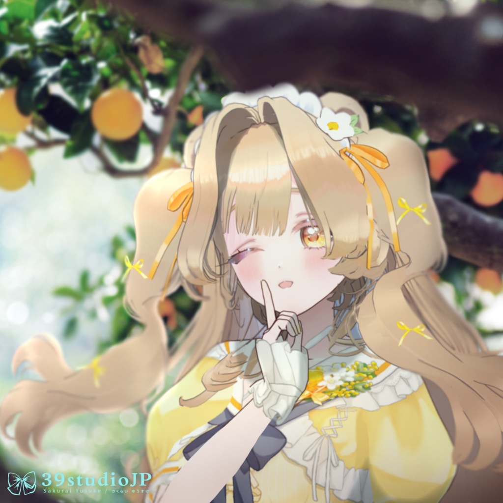 【VRoid / VRM model】Orange / オレンジ