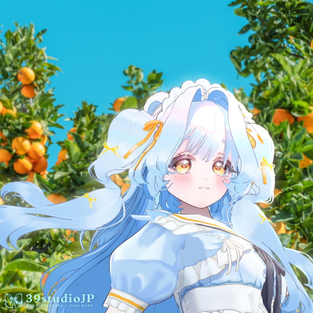 【VRoid / VRM model】Orange / オレンジ