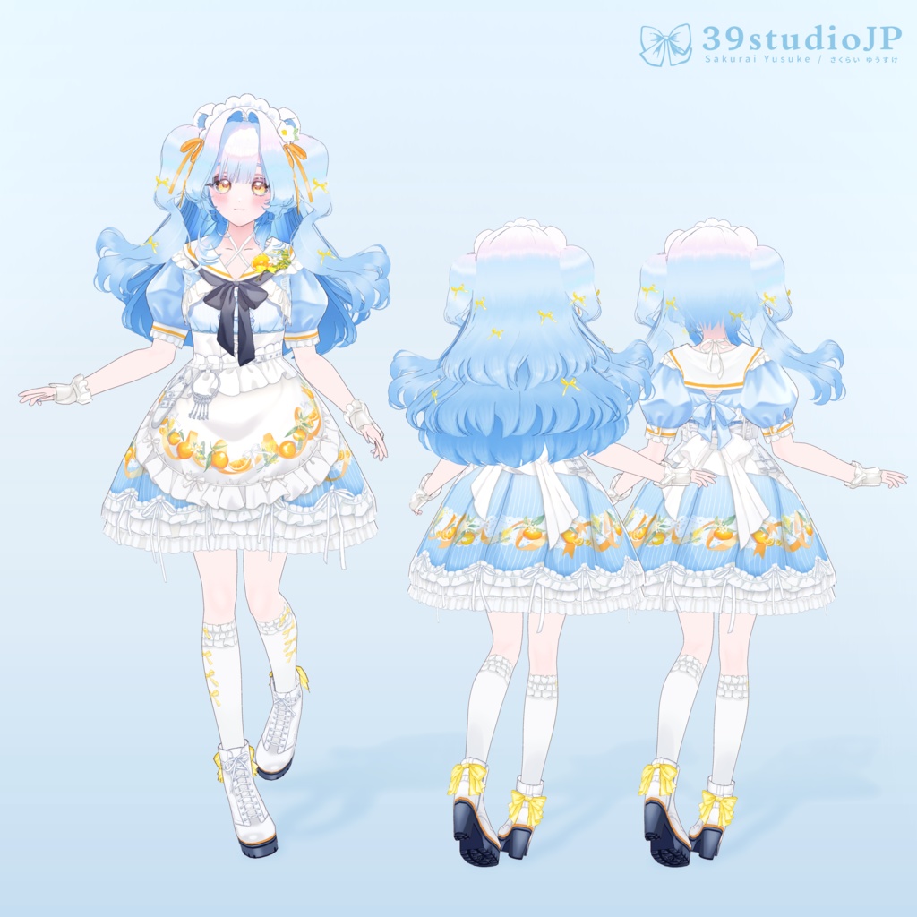 【VRoid / VRM model】Orange / オレンジ