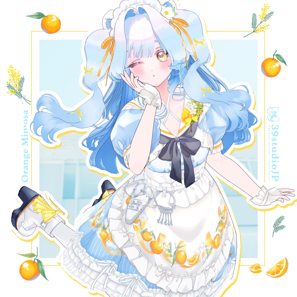 【VRoid / VRM model】Orange / オレンジ