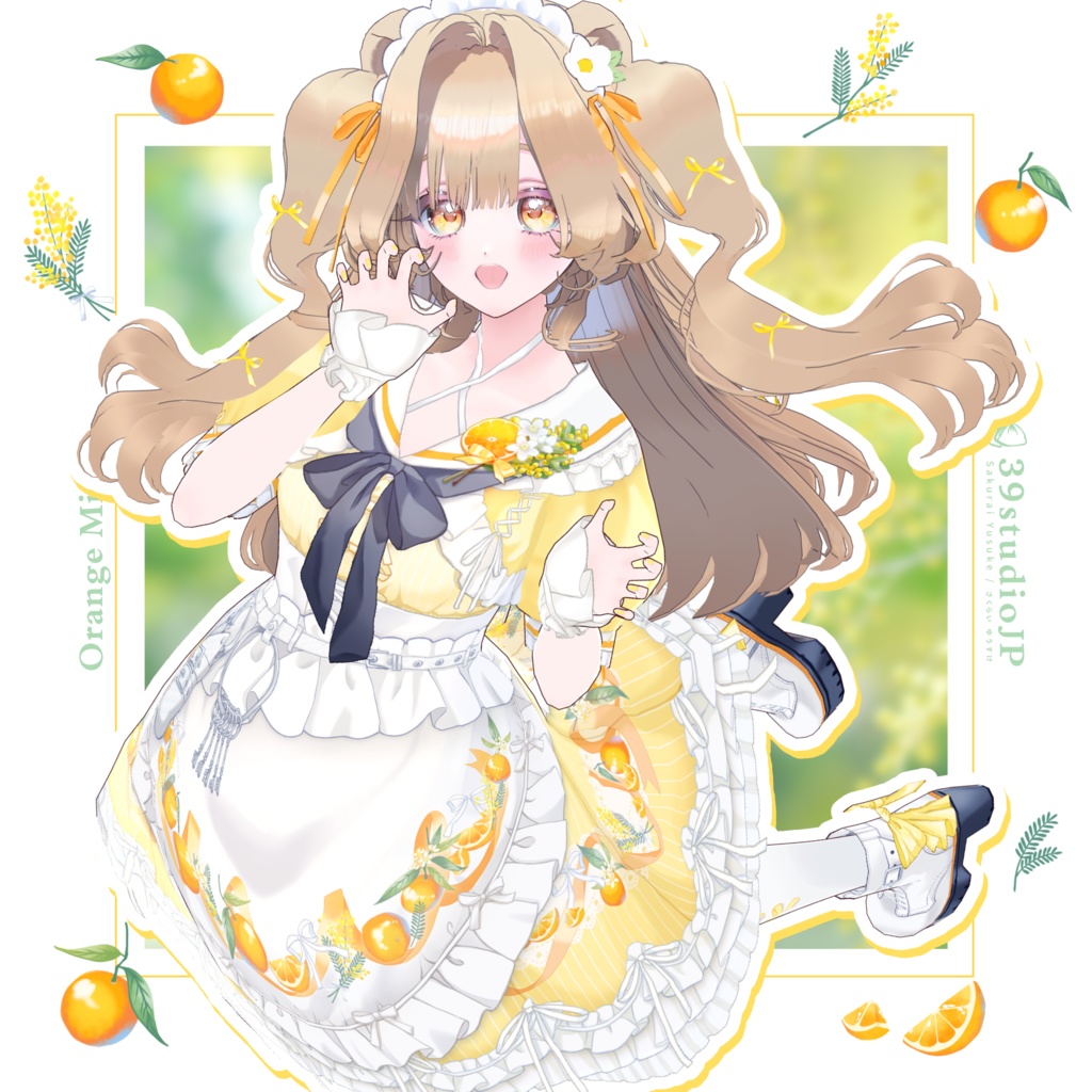 【VRoid / VRM model】Orange / オレンジ