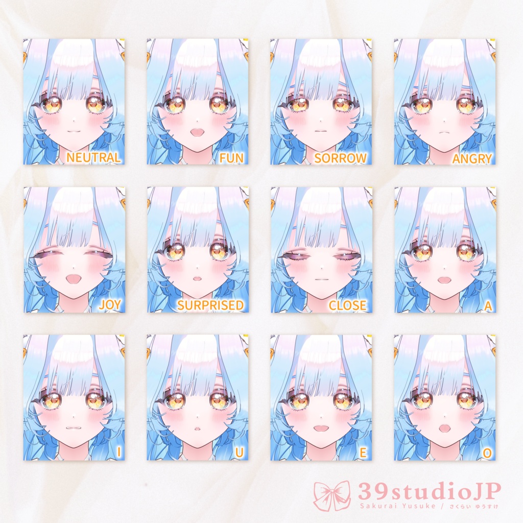 【VRoid / VRM model】Orange / オレンジ