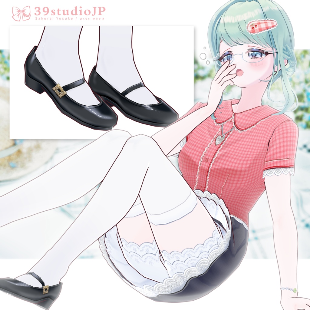 放課後のクローバーコーデセット / After School Clover Outfit【VRoid Outfit】