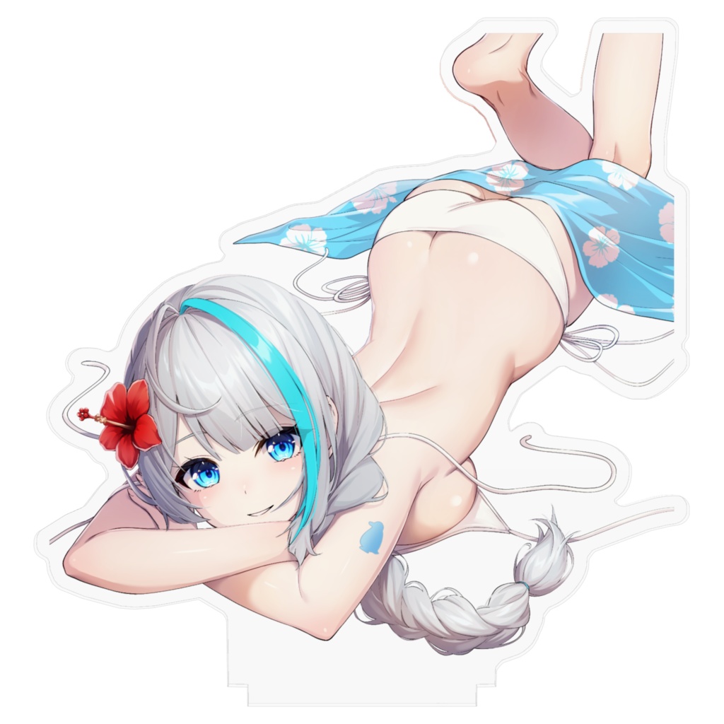 【アクスタ 100mmx100mm】氷雨ぺんちゃ水着2024Ver B