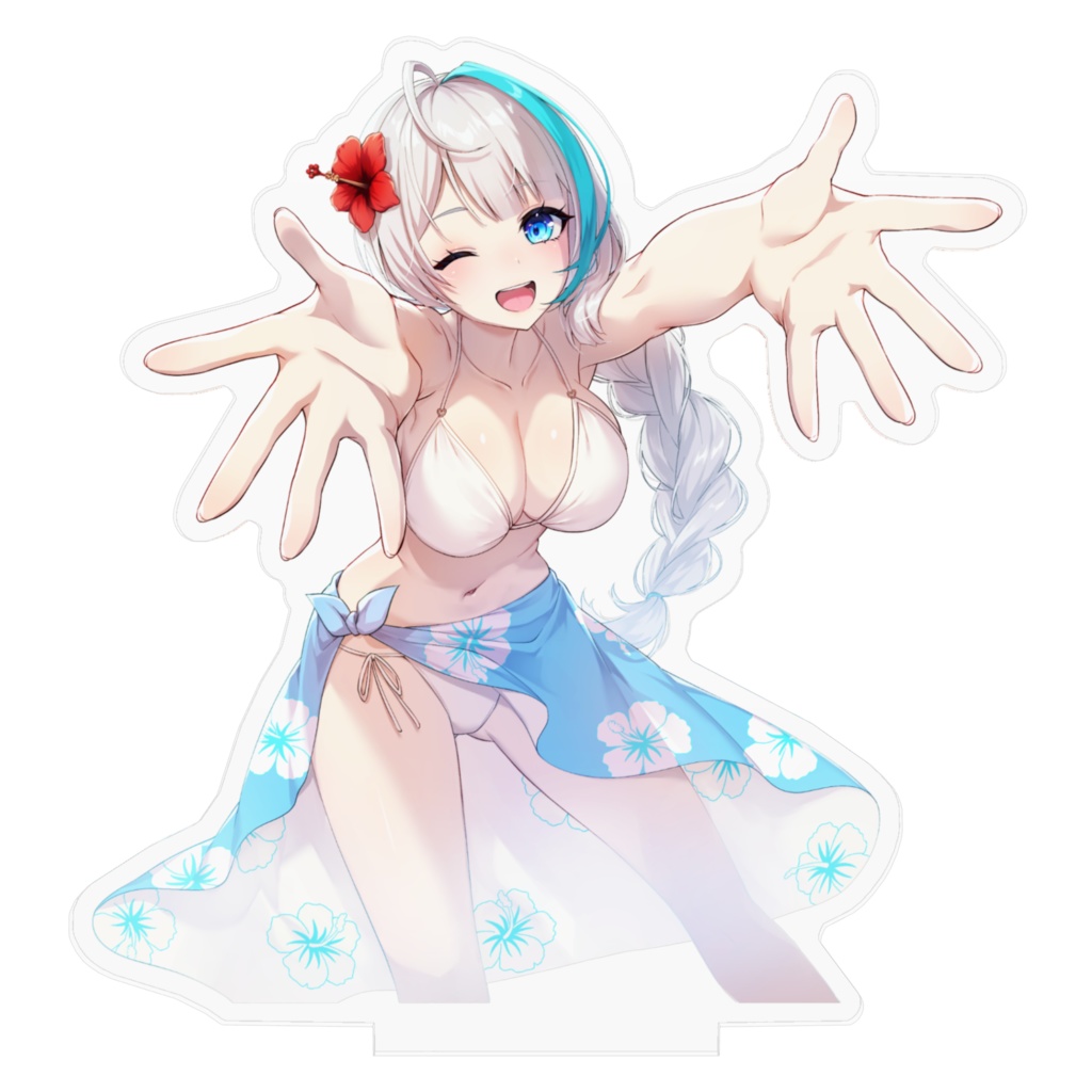 【アクスタ 100mmx100mm】氷雨ぺんちゃ水着2024Ver A