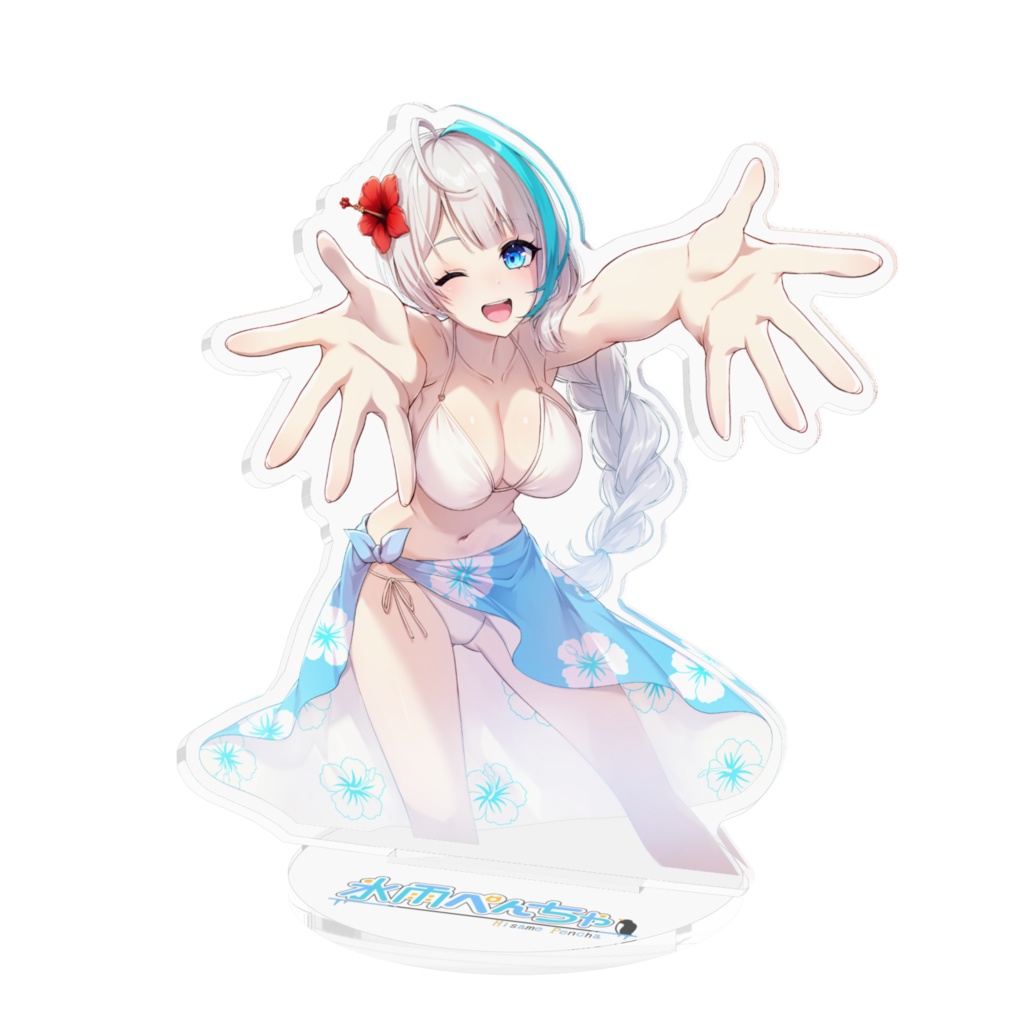 【アクスタ 100mmx100mm】氷雨ぺんちゃ水着2024Ver A