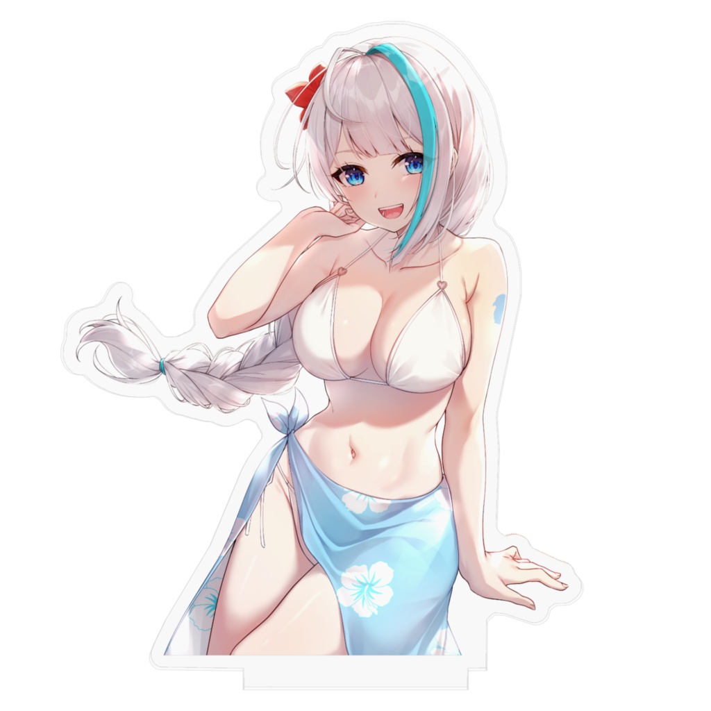 【アクスタ 100mmx100mm】氷雨ぺんちゃ水着2024Ver C