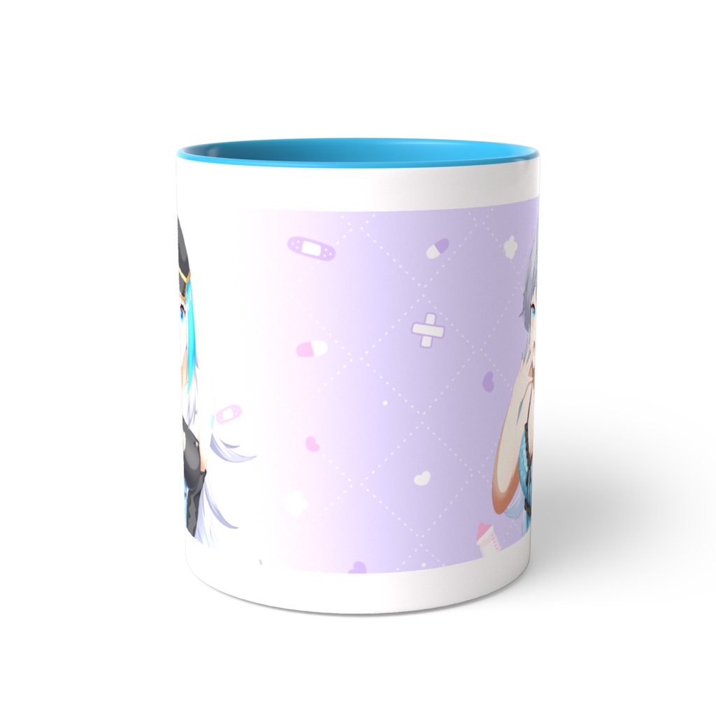 カラーマグカップ(水色)