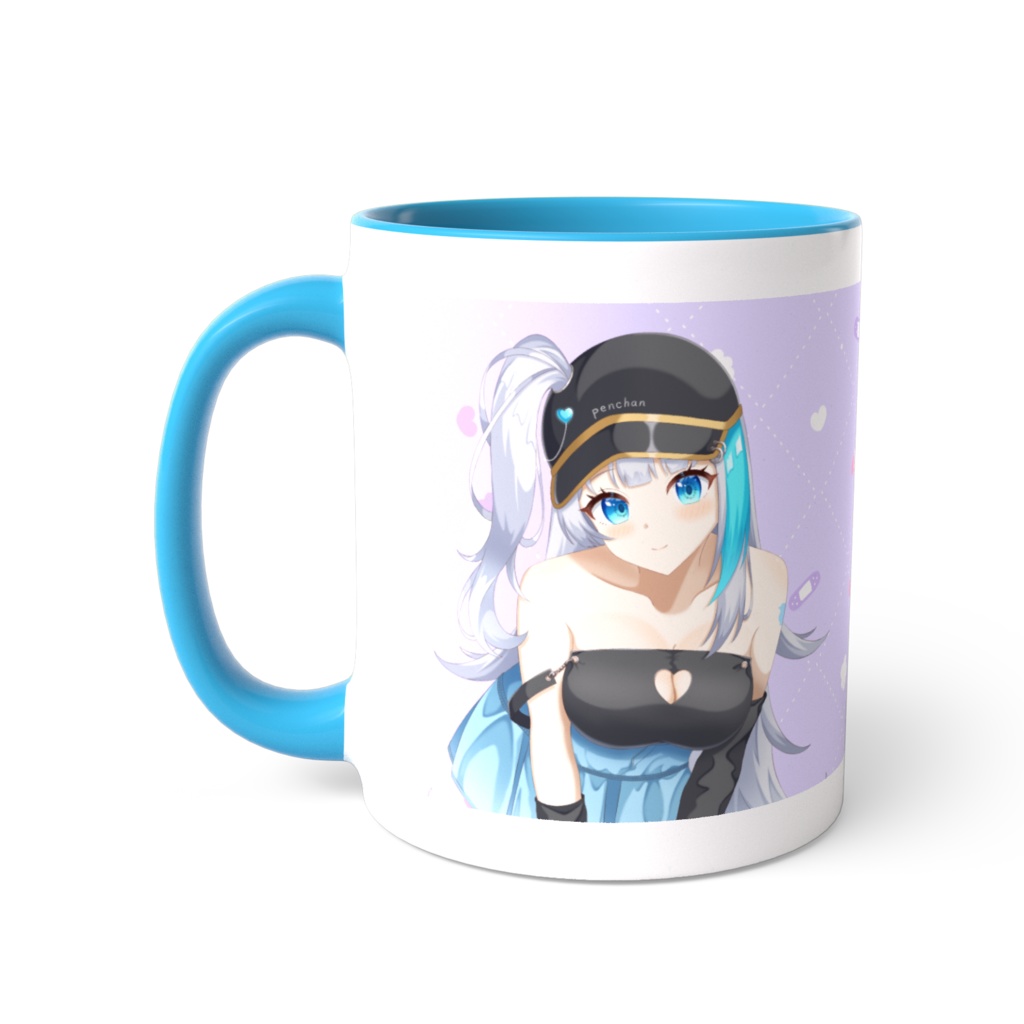 カラーマグカップ(水色)