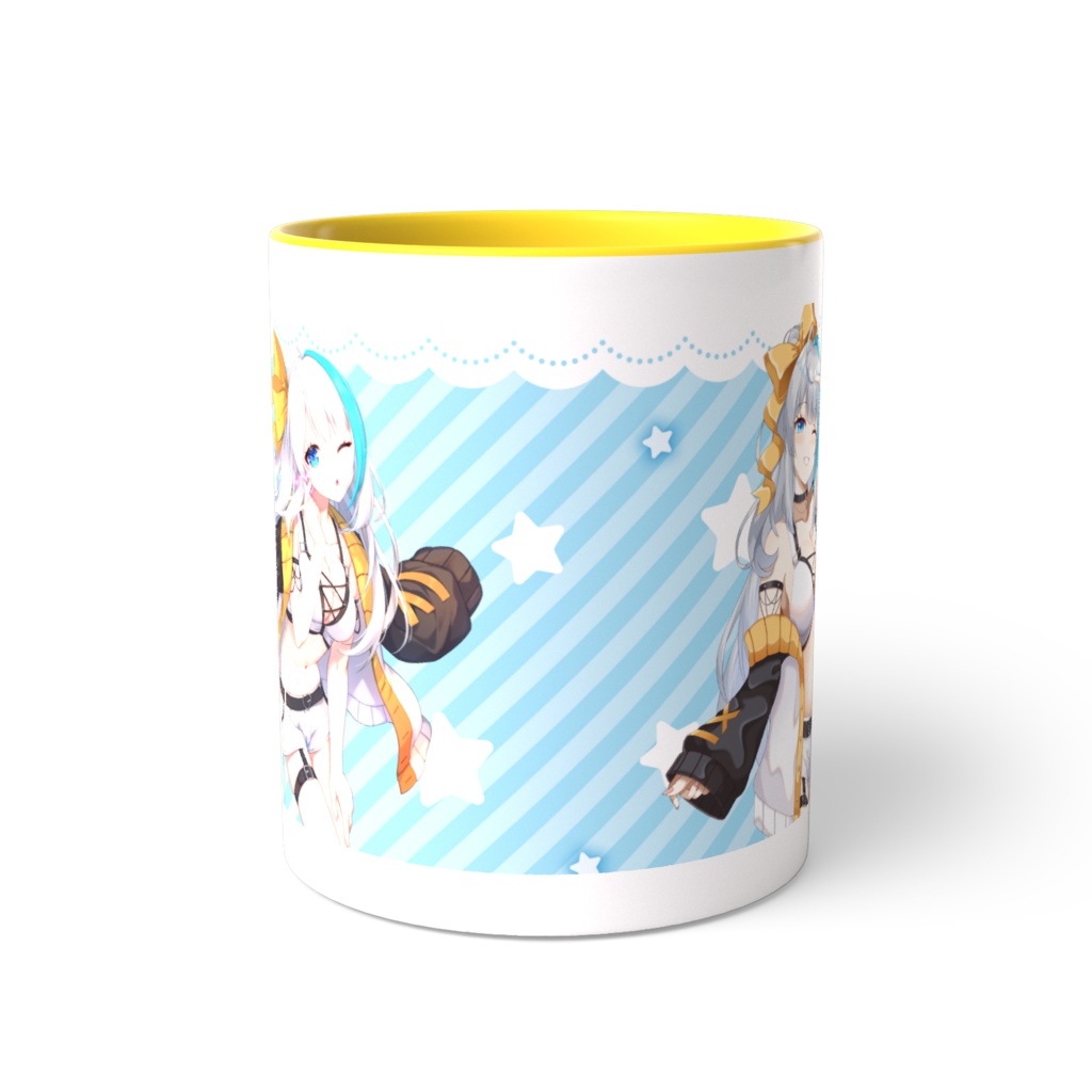 カラーマグカップ(黄色)