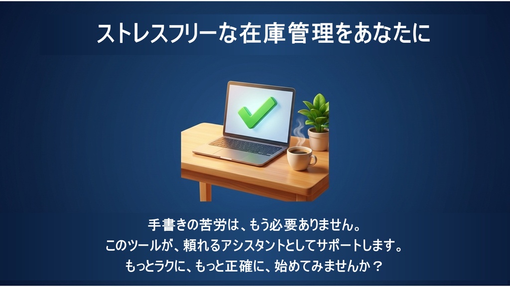 シンプル在庫ダイアリー 【有料製品版】 |~自動機能付きエクセル在庫管理ツール~