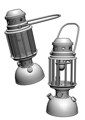 ガスランタン/Gas Lanternの3Dobject(cs3o形式)