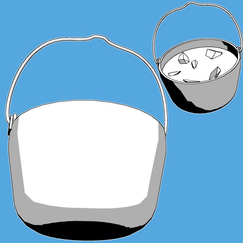 料理と深鍋/Cooking&DeepPotsの3Dobject(cs3o形式)