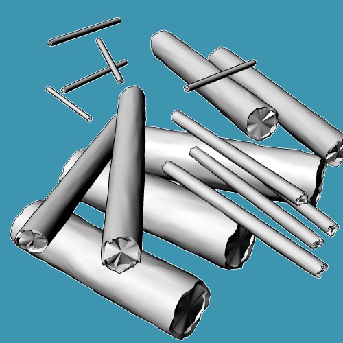 薪/FireWoodの3Dobject(cs3o形式)