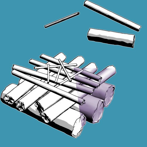 薪/FireWoodの3Dobject(cs3o形式)