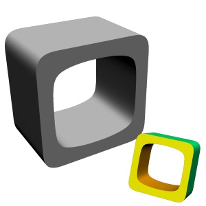 カプセルキューブ/CapsuleCube,四角キューブ1/SquareCube1,四角キューブ2/SquareCube2の3Dobject(cs3o形式)の詰め合わせセット