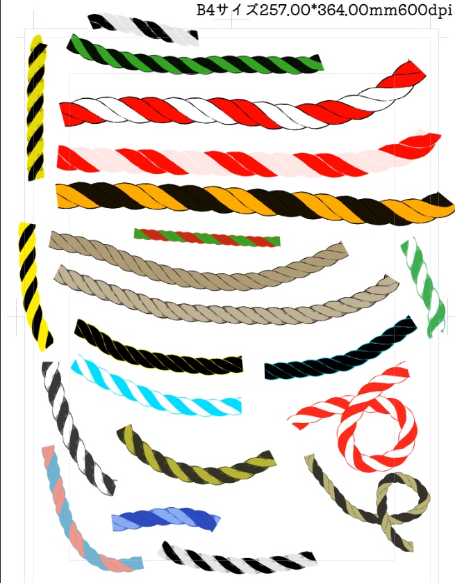 mimi縄ブラシセット(Clip Studio用ブラシ)