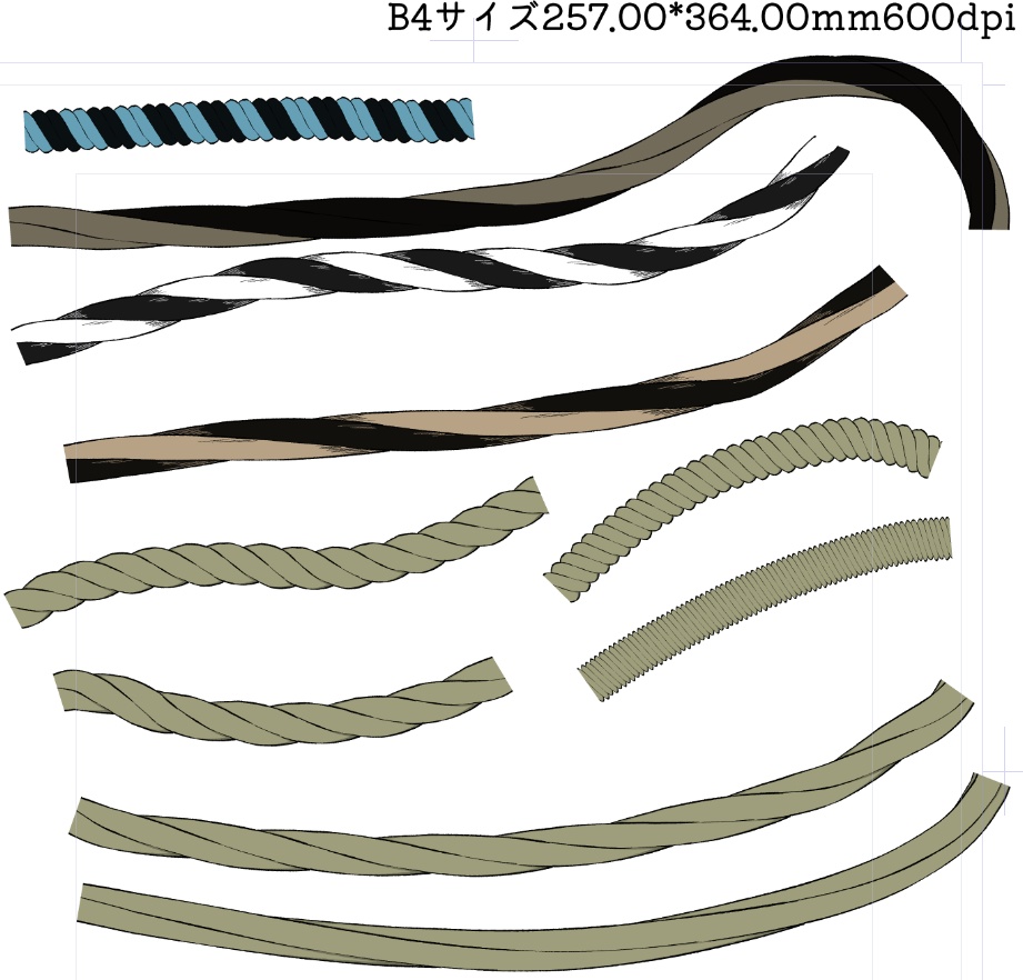 mimi縄ブラシセット(Clip Studio用ブラシ)